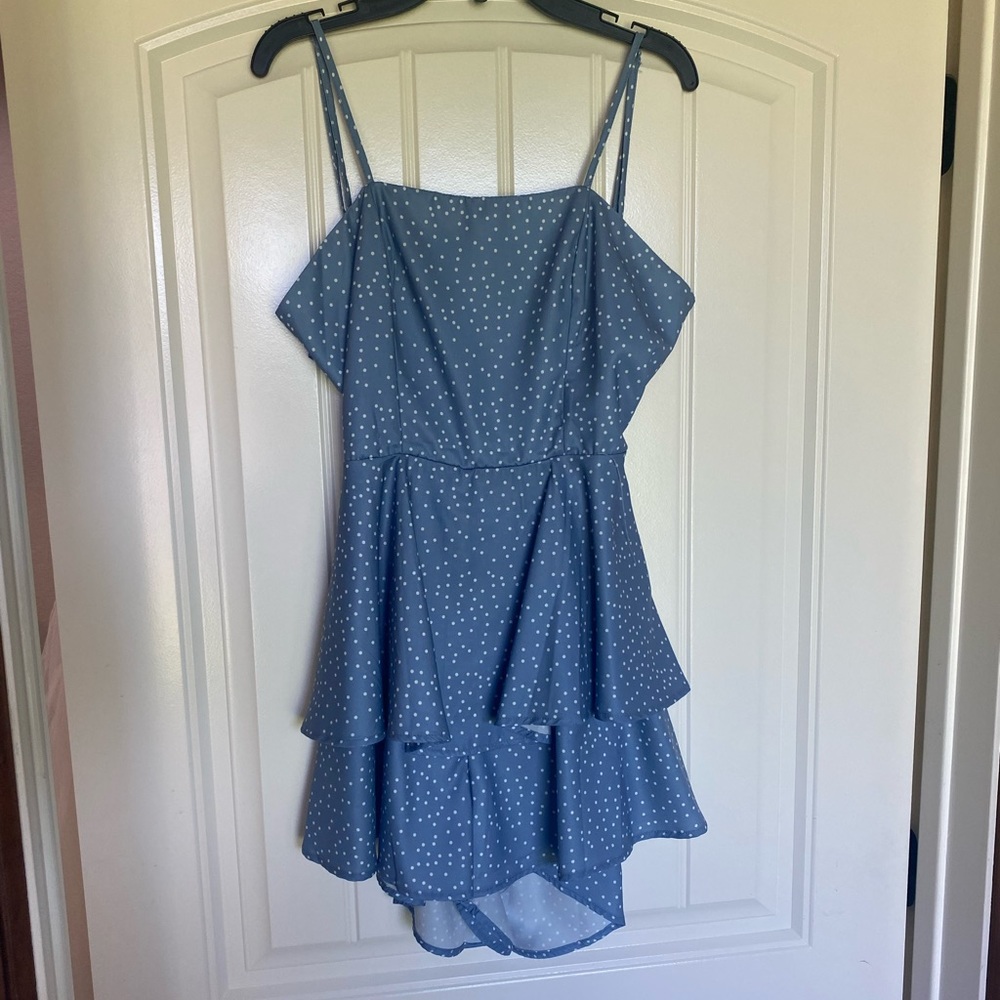 Shein  blue romper size small